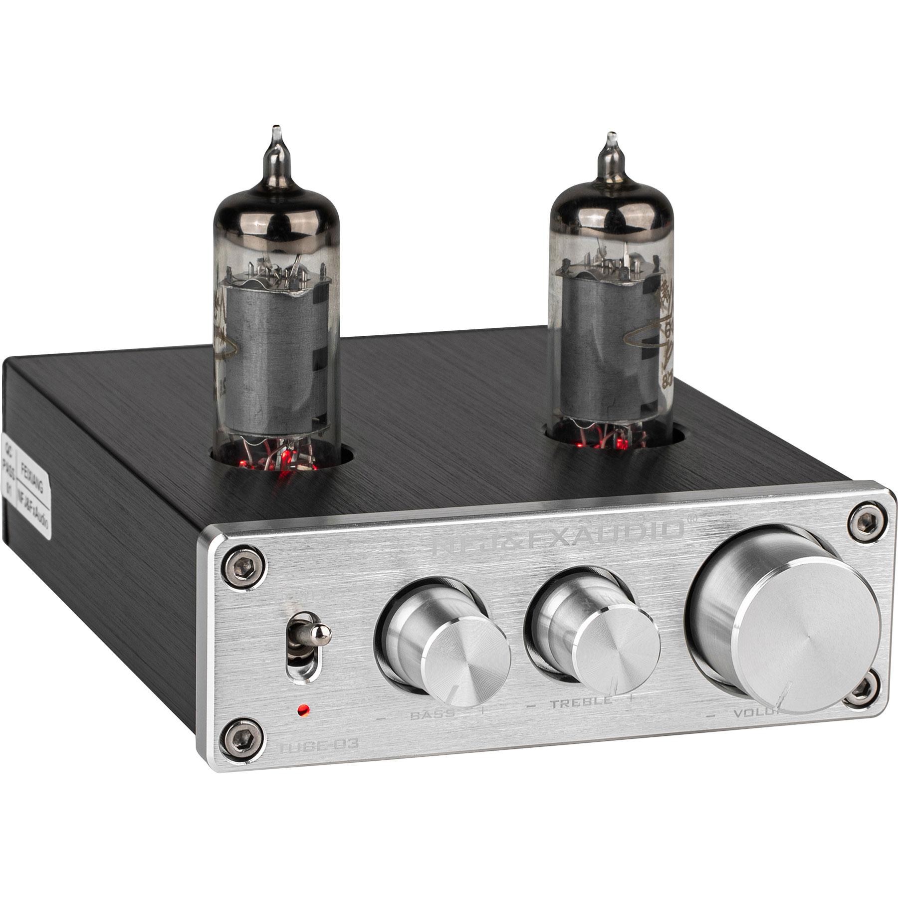 アンプ Fx audio tube-03 FX Audio TUBE-03 Tube Preamp with RCA Input Black